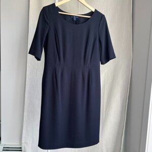 Classic Black Midi Dress